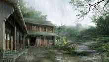 Download Asian temple PS Vita Wallpaper