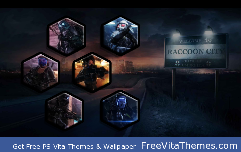 Resident Evil Operation Raccoon City Characters PS Vita Wallpaper