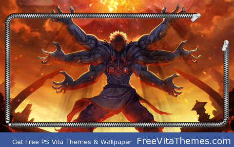 Asura’s Wrath Lockscreen PS Vita Wallpaper