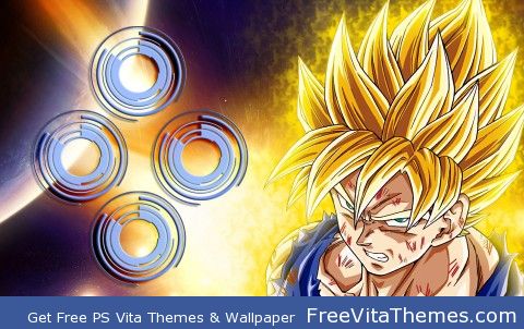 Super Saiyan Goku PS Vita Wallpaper