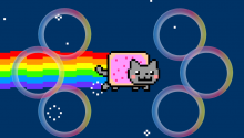 Download Nyan Cat PS Vita Wallpaper