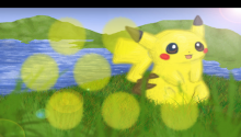 Download Pikachu Sunny Field PS Vita Wallpaper