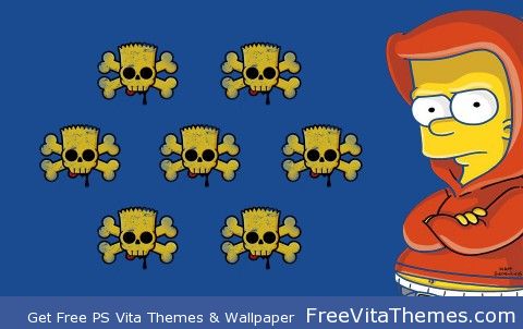 Bart Simpson PS Vita Wallpaper