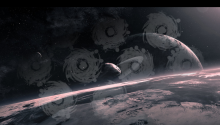 Download Black Holes in Space PS Vita Wallpaper