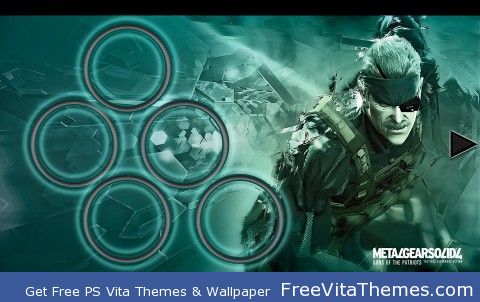 Metal Gear Solid 4 PS Vita Wallpaper