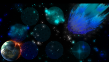 Download Space Comet to Earth PS Vita Wallpaper