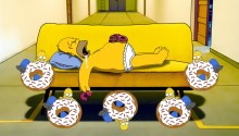 Download Homer Simpson PS Vita Wallpaper