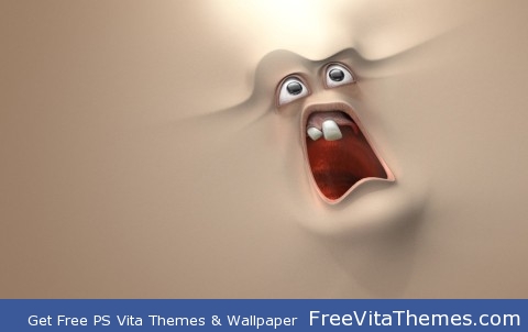 Screaming Cartoon PS Vita Wallpaper