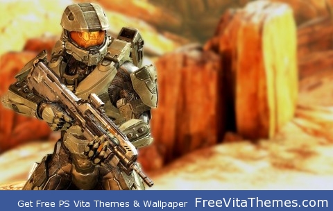Master Chief Halo 4 PS Vita Wallpaper