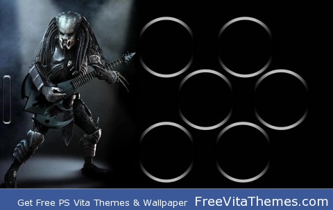 Predator Guitarist PS Vita Wallpaper