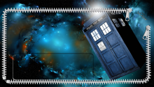 Download Doctor Who TARDIS lock screen PS Vita Wallpaper