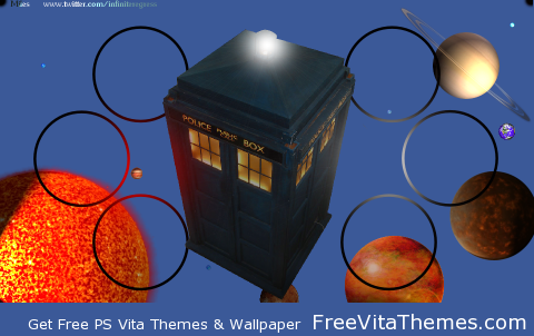 Doctor Who TARDIS ‘Dynamic’ Wallpaper PS Vita Wallpaper