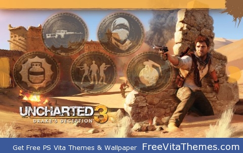 Uncharted 3 Epic PsVita PS Vita Wallpaper