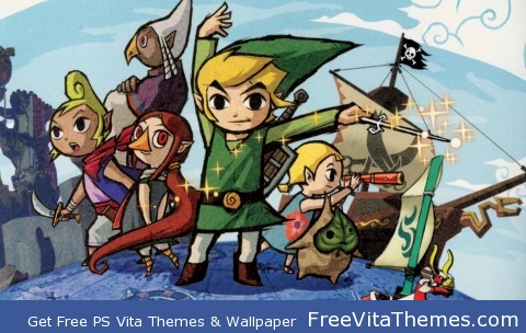 Zelda Wind Waker PS Vita Wallpaper