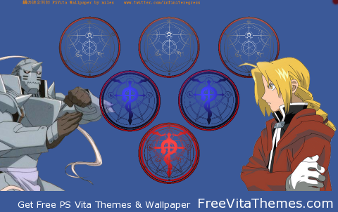 Fullmetal Alchemist ‘Dynamic’ Wallpaper PS Vita Wallpaper