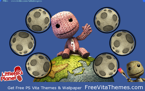 LittleBigPlanet Vita Sackboy ‘Dynamic’ Wallpaper PS Vita Wallpaper