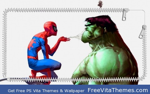 spiderman/hulk PS Vita Wallpaper