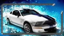 Download Mustang lockscreen PS Vita Wallpaper
