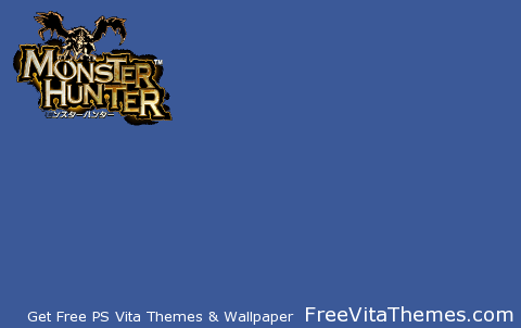 Transparent/Dynamic|Monster Hunter Simple Title PS2 PS Vita Wallpaper