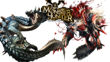 Download Transparent/Dynamic|Monster Hunter Lagiacrus & Jinouga (sub) PS Vita Wallpaper