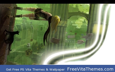 Kat Page 4- Gravity Rush Full Theme PS Vita Wallpaper