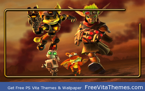 Jak, Daxter, Ratchet & clank PS Vita Wallpaper
