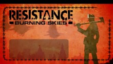 Download Resistance Buring Skies Wallpaper PS Vita Wallpaper