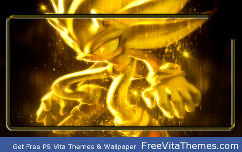 Super Sonic PS Vita Wallpaper