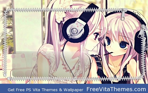 Cute Anime Lockscreen PS Vita Wallpaper