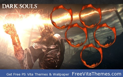 Dark Souls Lord Gwyn PS Vita Wallpaper