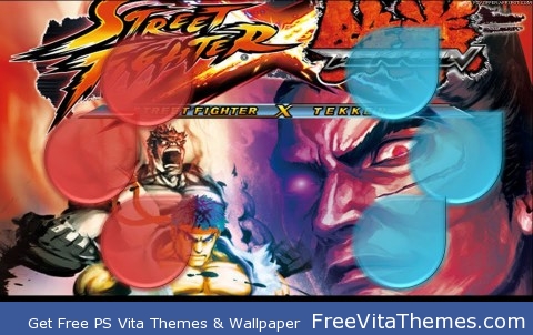 Wallpaper| Street Fighter X Tekken Devil vs Dragon PS Vita Wallpaper