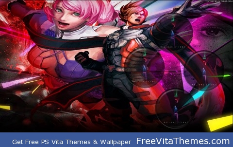 Wallpaper| Street Fighter X Tekken Team Lars & Alisa PS Vita Wallpaper