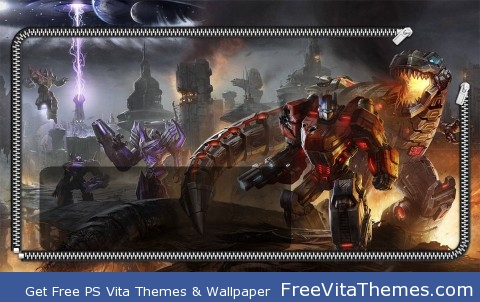 Fall of Cybertron Lockscreen PS Vita Wallpaper