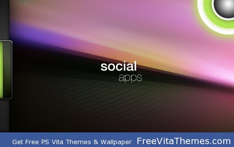 Social Apps PS Vita Wallpaper