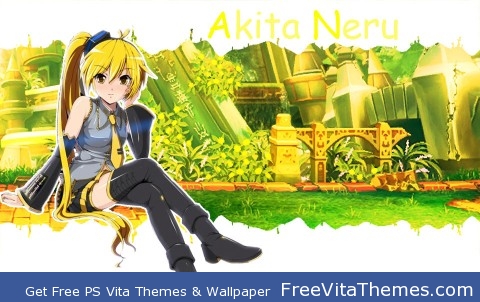 Akita Neru PS Vita Wallpaper