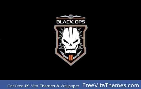 Black Ops 2 emblem, plain PS Vita Wallpaper