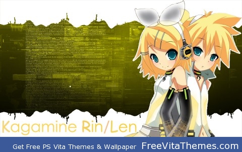 Kagamine Rin Len v2 PS Vita Wallpaper