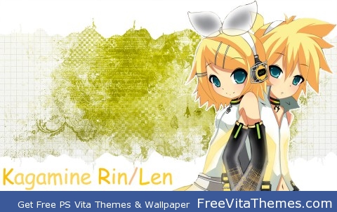 Kagamine Rin Len v3 PS Vita Wallpaper