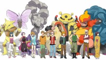 Download pokemon first gen gym leaders PS Vita Wallpaper