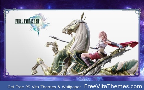 FFXIII Lightning & Odin PS Vita Wallpaper