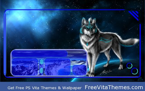Wolf Space PS Vita Wallpaper