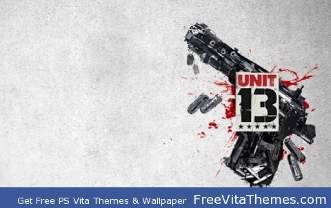 Unit 13 gun wall PS Vita Wallpaper