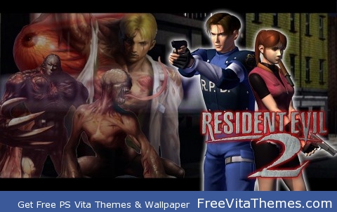 resident evil 2 ver.2 PS Vita Wallpaper