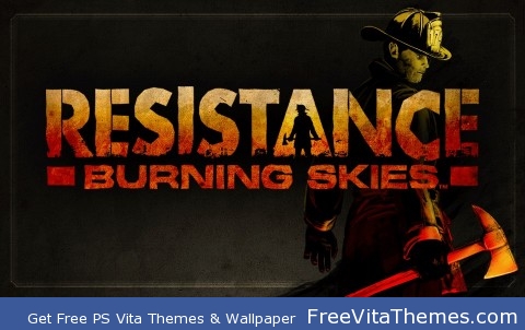 Resistance Burning Skies lock screen PS Vita Wallpaper
