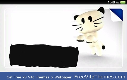 neko entertainment cat lockscreen PS Vita Wallpaper