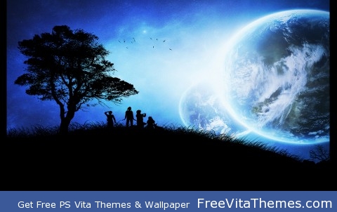 Blue night PS Vita Wallpaper