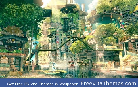Naruto Village PS Vita Wallpaper