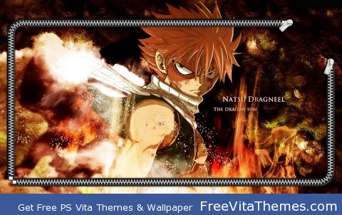 Natsu Fairy Tail Lockscreen PS Vita Wallpaper