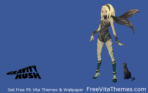 Gravity Rush Transparent PS Vita Wallpaper