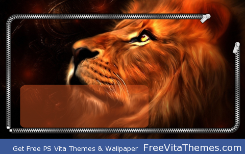Lion Lockscreen PS Vita Wallpaper